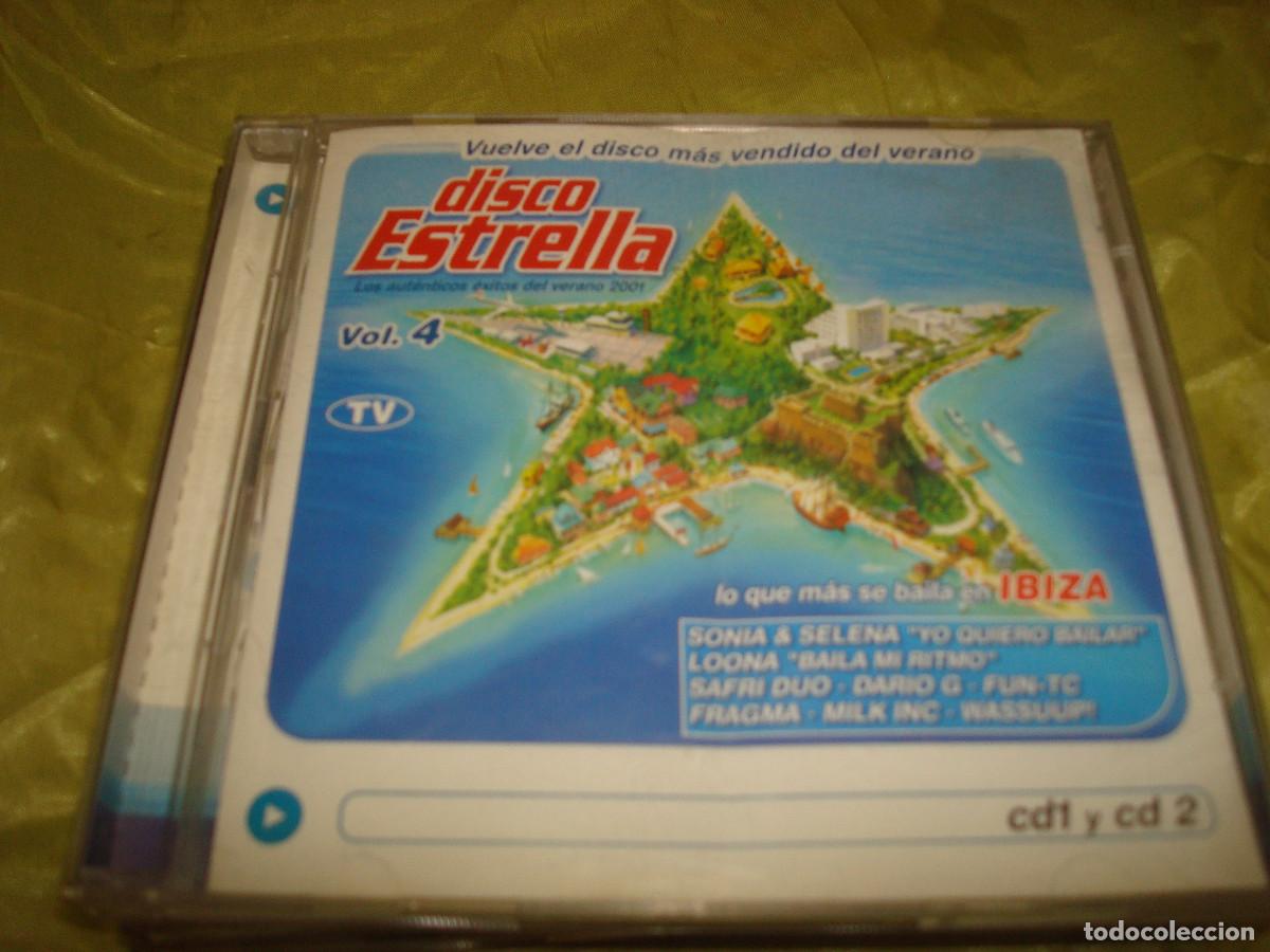 CDs de m&uacute;sica: DISCO ESTRELLA VOL. 4. LO QUE MAS SE BAILA EN IBIZA. CD 1 Y CD 2.