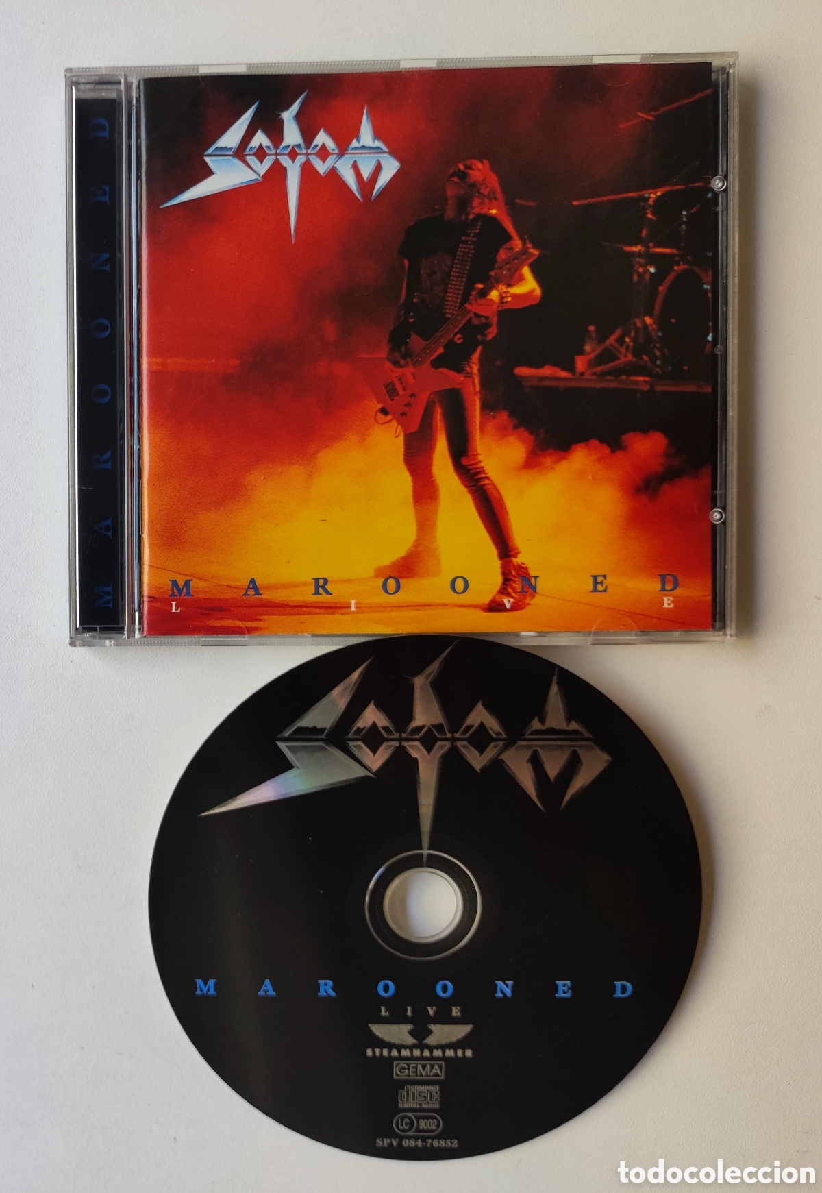 CDs de m&uacute;sica: CD 1994 - SODOM / MAROONED LIVE - SALA DOCKS HAMBURGO DIRECTO TRASH - 1994 STEAMHAMMER/SPV