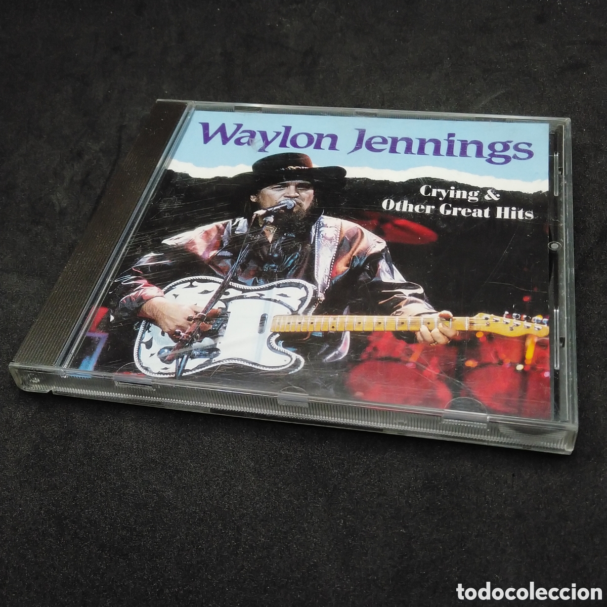 CDs de m&uacute;sica: WAYLON JENNINGS & CRYING & OTHER GREAT HITS - THAT'S COUNTRY - 1990 - CD - DISCO VERIFICADO