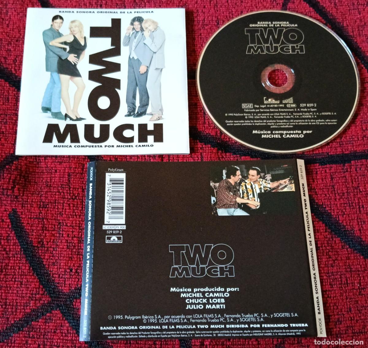 CDs de m&uacute;sica: TWO MUCH ** Banda Sonora ** CD 1995 ** MICHEL CAMILO