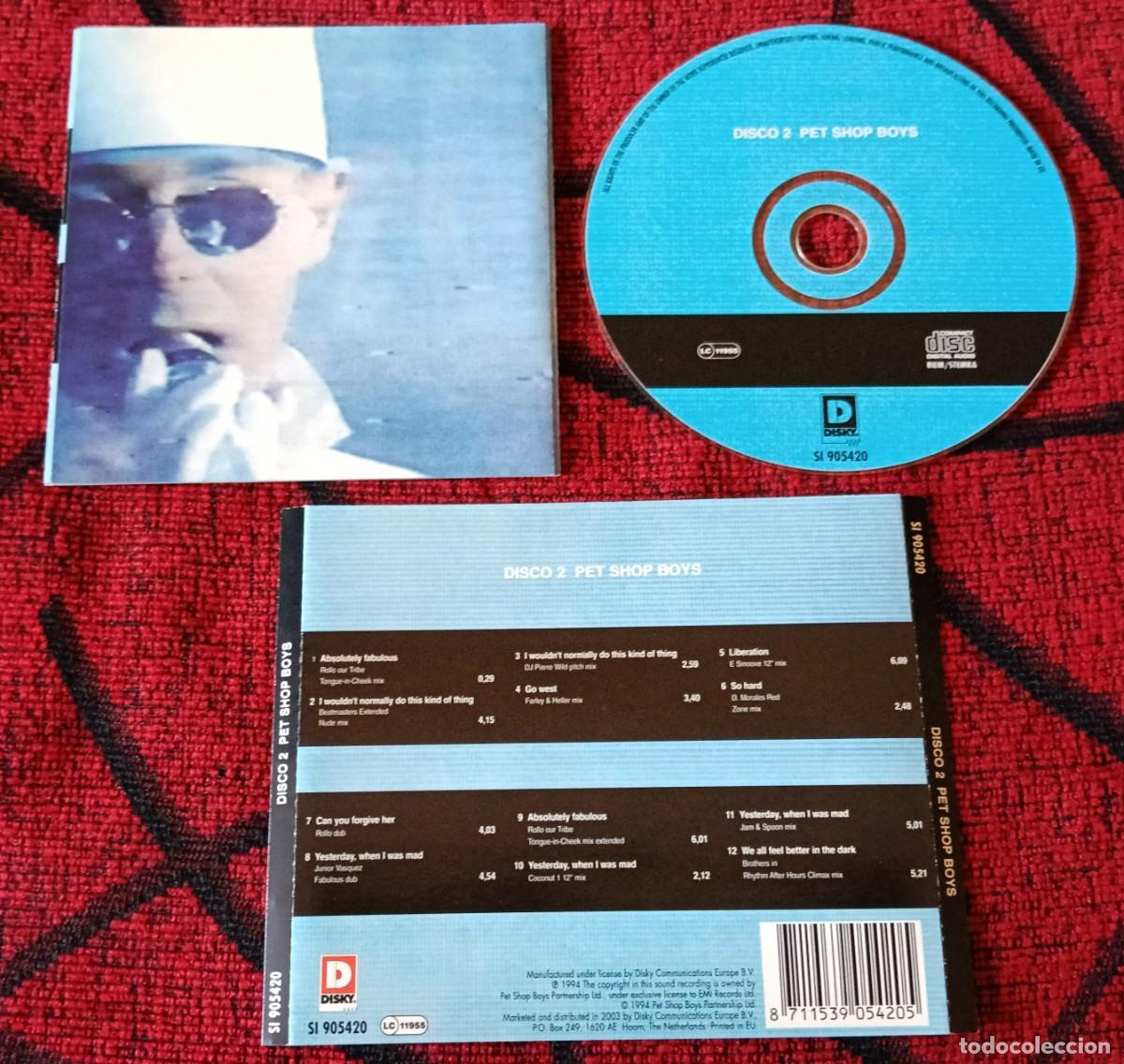 CDs de m&uacute;sica: PET SHOP BOYS ** Disco 2 ** CD 1994