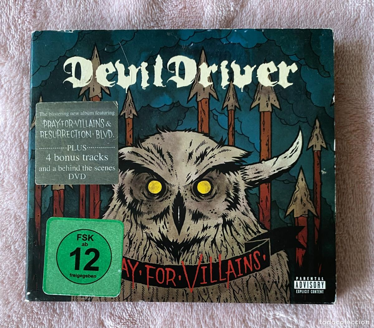 CDs de m&uacute;sica: DEVILDRIVER - PRAY FOR VILLAINS CD + DVD - GROOVE METAL DEATH METAL