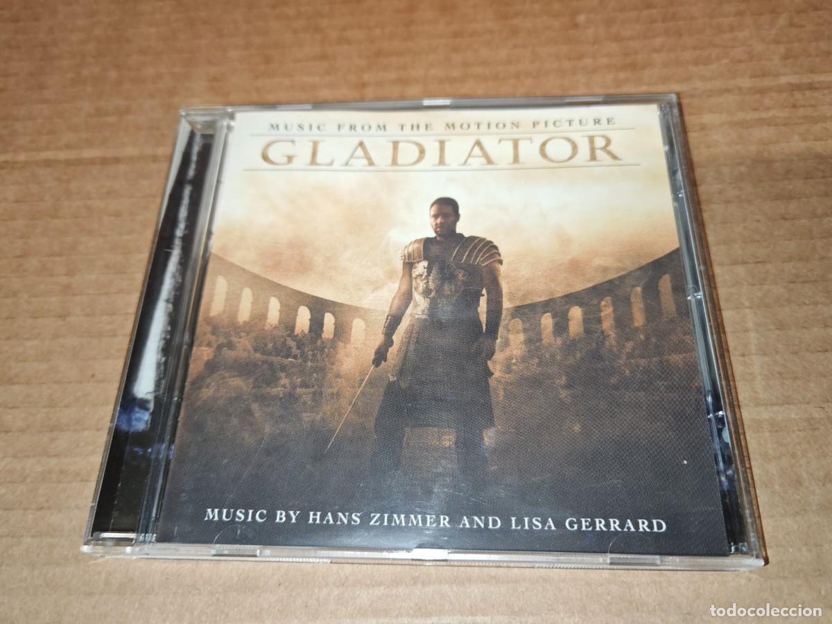CDs de m&uacute;sica: GLADIATOR BANDA SONORA B.S.O. CD ALBUM DEL A&Ntilde;O 2000 17 TEMAS HANS ZIMMER AND LISA GERRARD