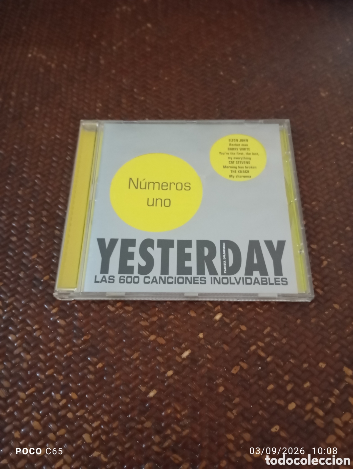 CDs de m&uacute;sica: N&uacute;meros uno yesterday las 600 canciones inolvidables CD