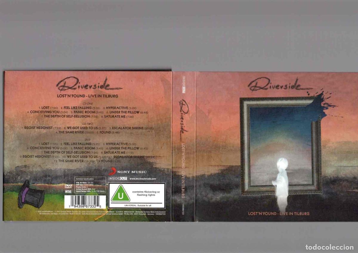 CDs de m&uacute;sica: 3 CD RIVERSIDE LOST'N'FOUND LIVE IN TILBURG. CENTURY MEDIA 2021