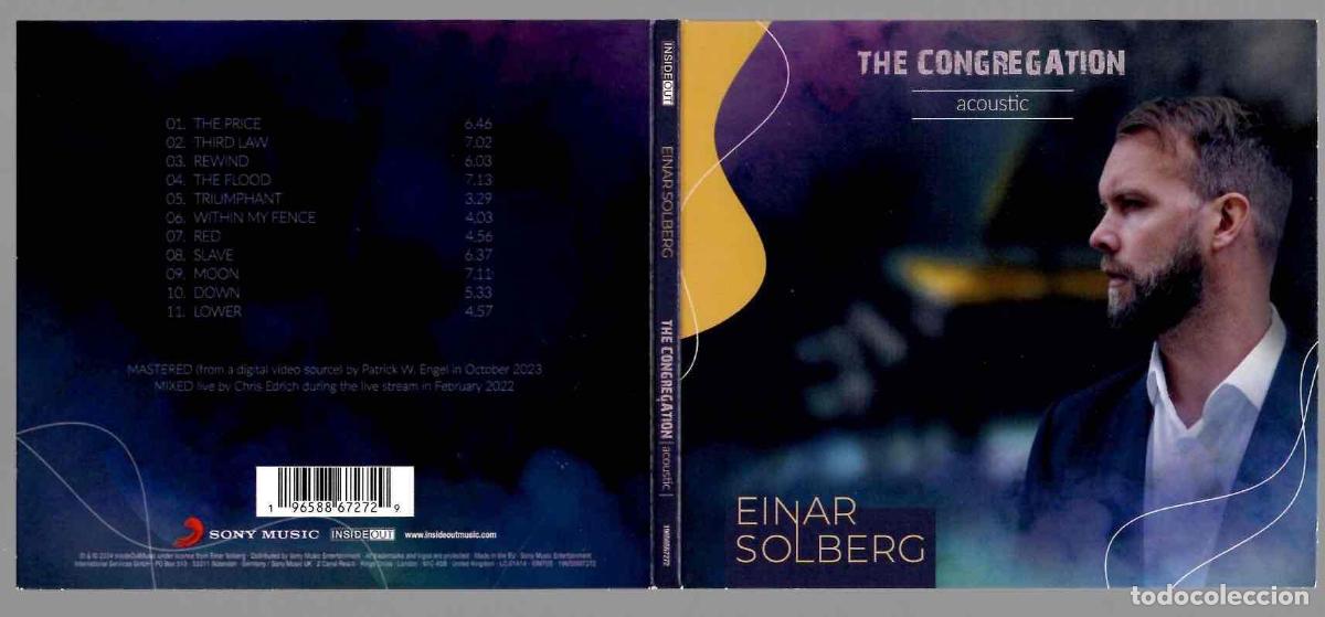 CDs de m&uacute;sica: CD EINAR SOLBERG THE CONGREGATION ACOUSTIC. INSIDE OUT MUSIC 2024
