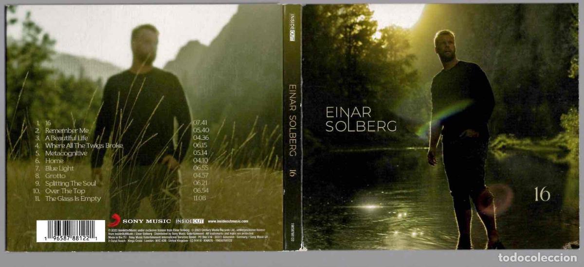 CDs de m&uacute;sica: CD EINAR SOLBERG 16. INSIDE OUT MUSIC 2023