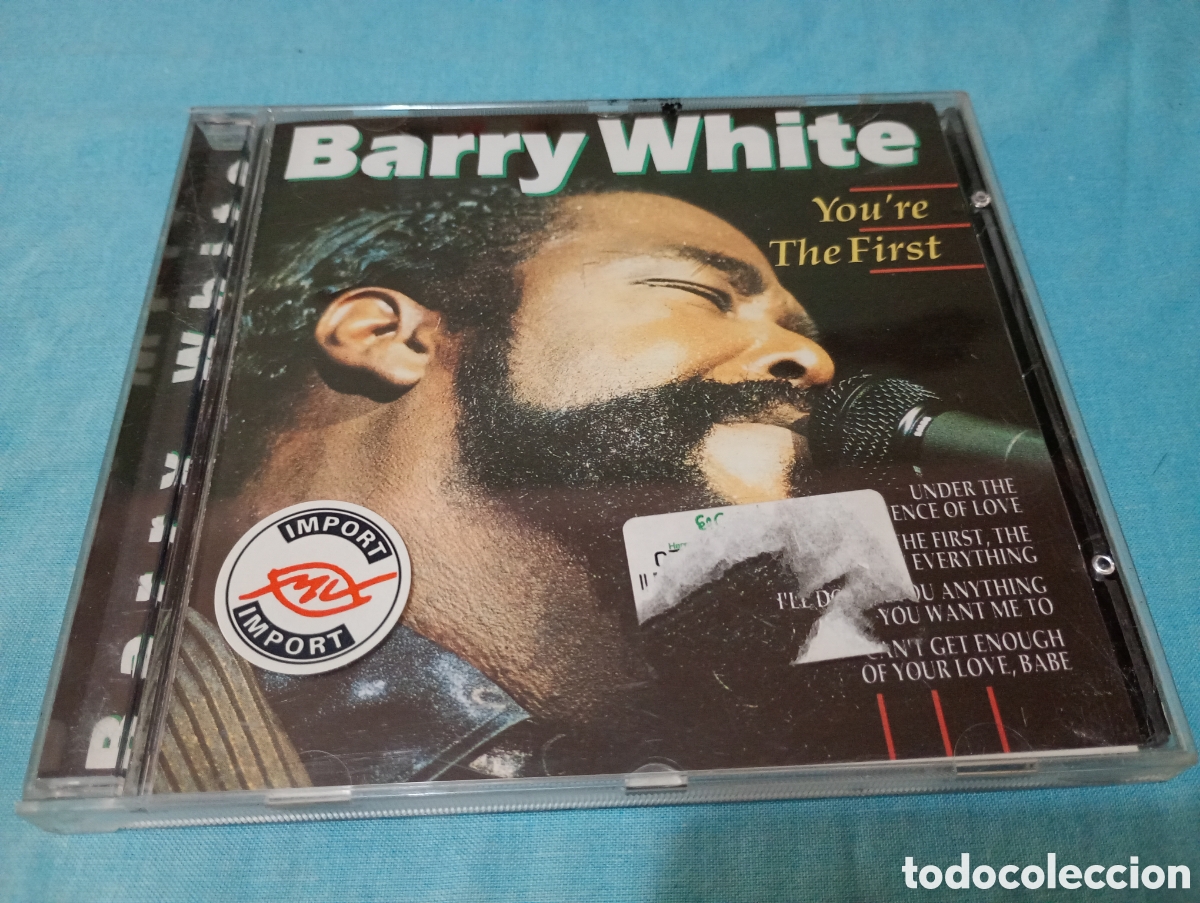 CDs de m&uacute;sica: Barry White CD you're the first