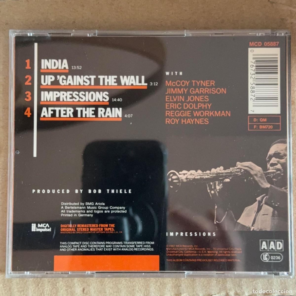 CDs de m&uacute;sica: John Coltrane &rdquo;Impressions&rdquo; CD Impulse Jazz - Foto 2