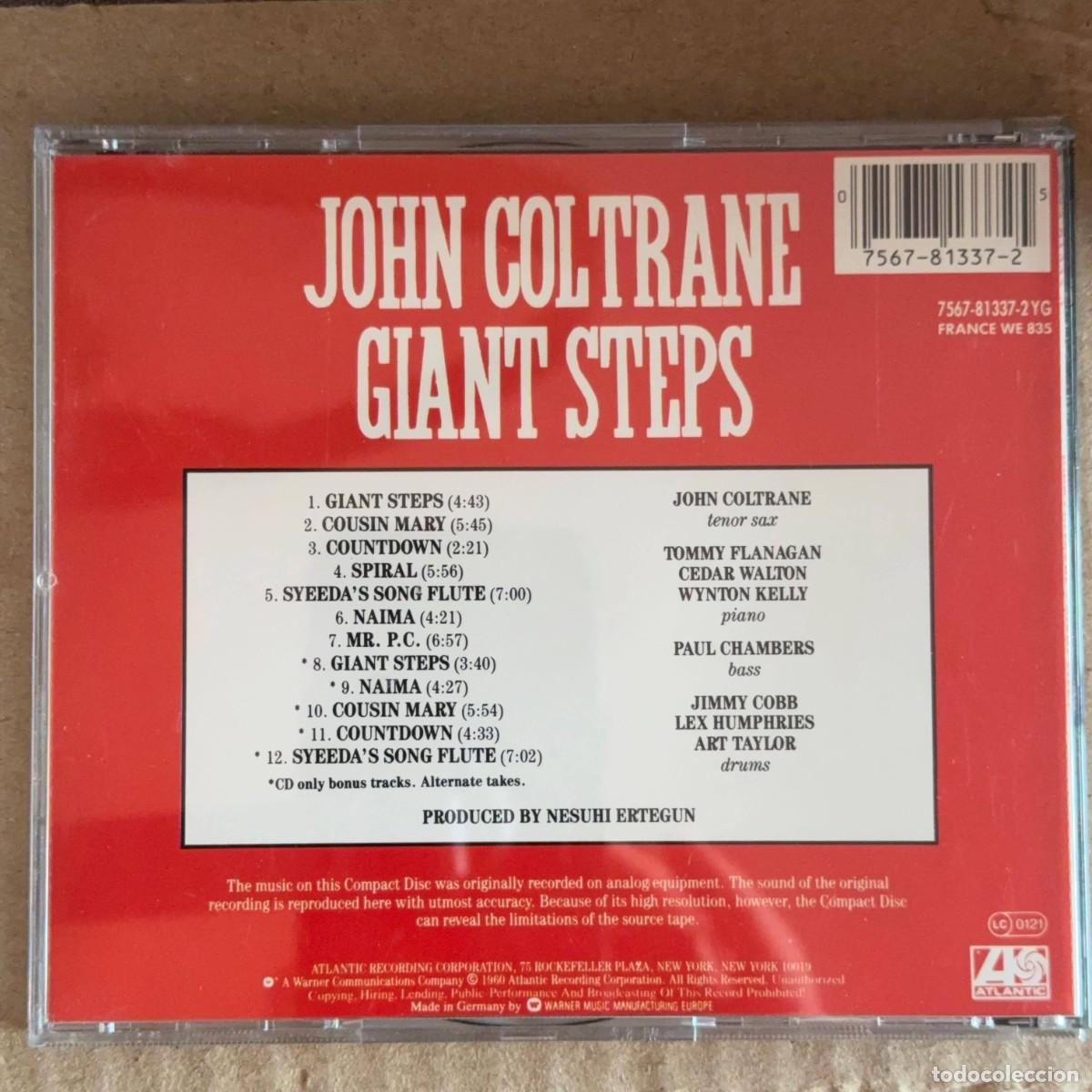 CDs de m&uacute;sica: John Coltrane &rdquo;Giant Steps&rdquo; CD Atlantic Jazz - Foto 2