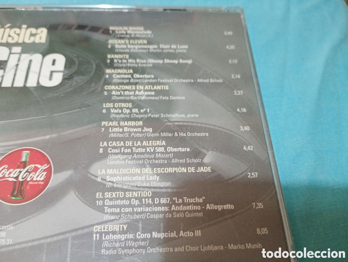 CDs de m&uacute;sica: Musica de cine 5 BSO CD - Foto 2