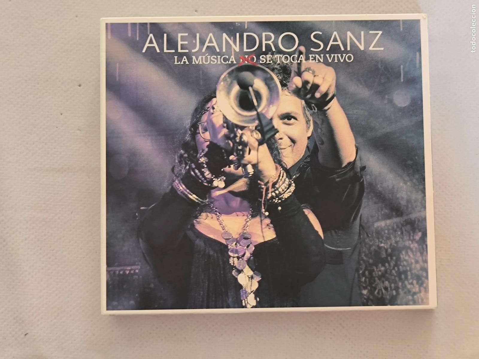 CDs de m&uacute;sica: CD + DVD ALEJANDRO SANZ - LA MUSICA NO SE TOCA EN VIVO - 2 DISCOS (Y4Aw)