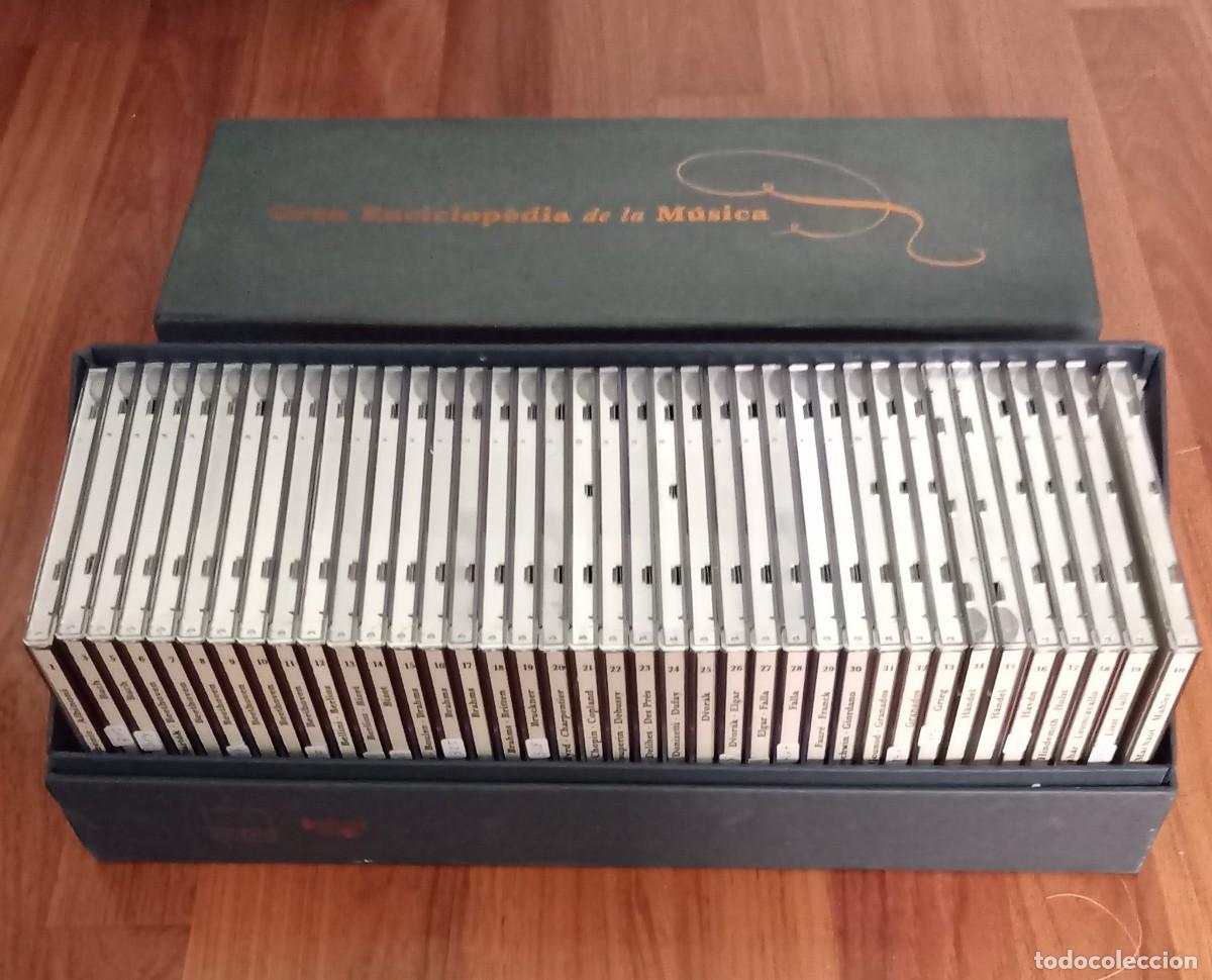 CDs de m&uacute;sica: GRAN ENCICLOPEDIA DE LA MUSICA CATALANA. 40 CD (faltan el n&ordm;2 y el 4). con estuche, any 1999