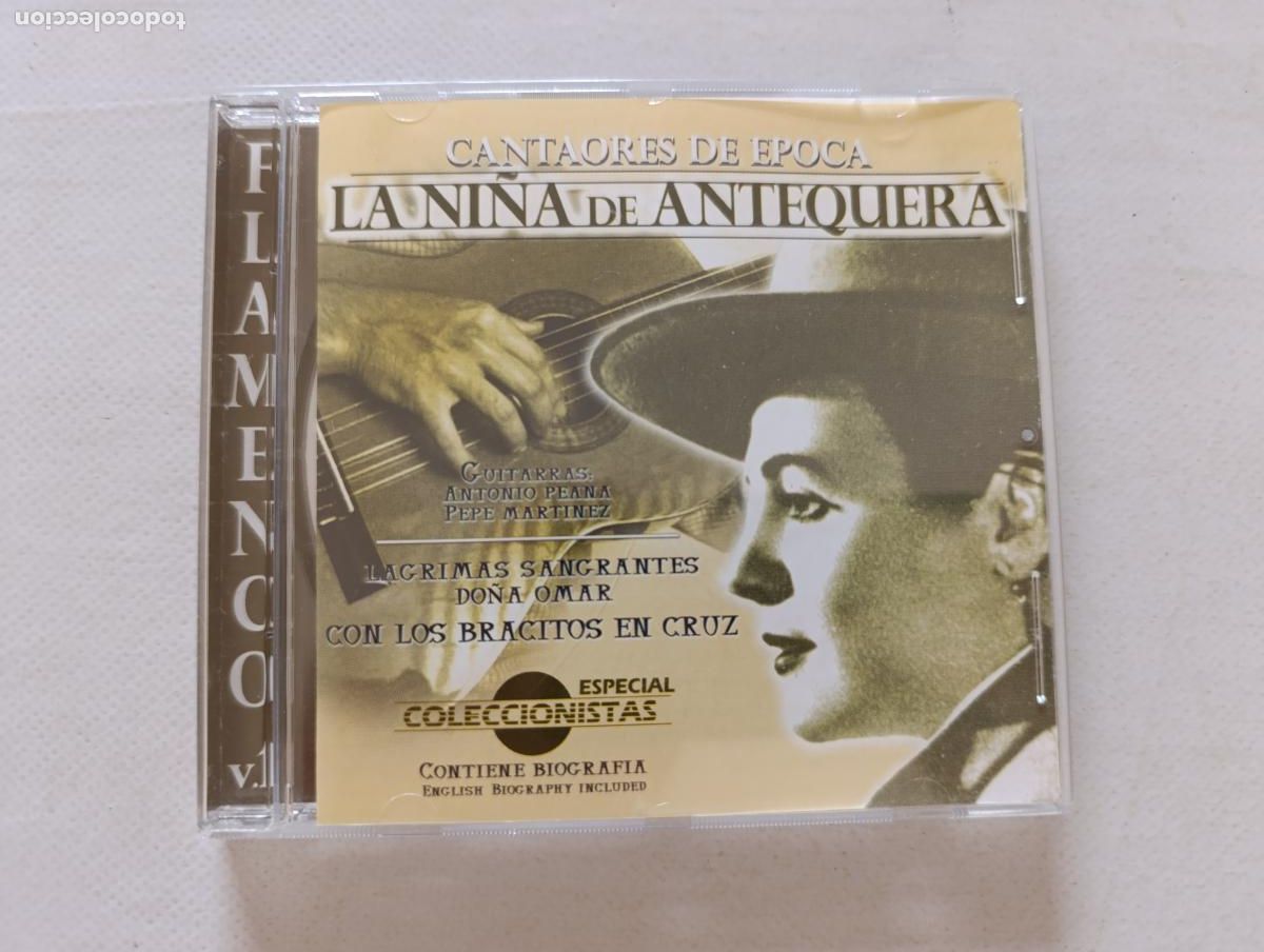 CDs de m&uacute;sica: CD LA NI&Ntilde;A DE ANTEQUERA VOL. 1 - CANTAORES DE EPOCA - ESPECIAL COLECCIONISTAS (D5)