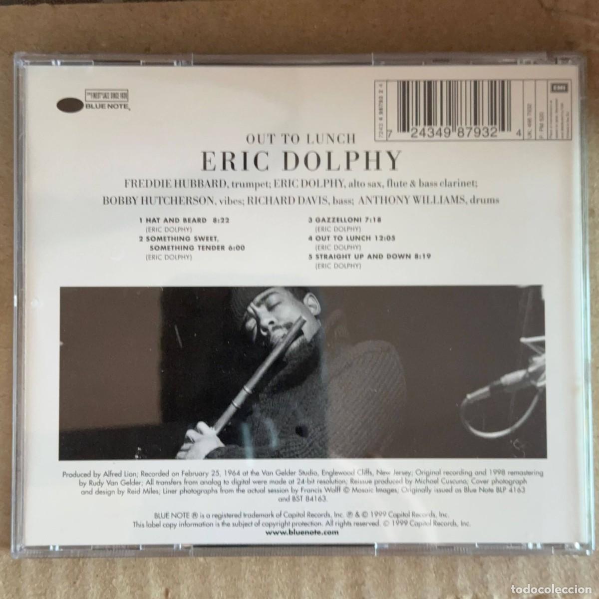 CDs de m&uacute;sica: Eric Dolphy &rdquo;Out to lunch&rdquo; CD Blue Note Jazz - Foto 2