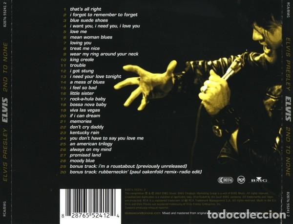 CDs de m&uacute;sica: Elvis Presley &ndash; Elvis 2nd To None - Foto 2