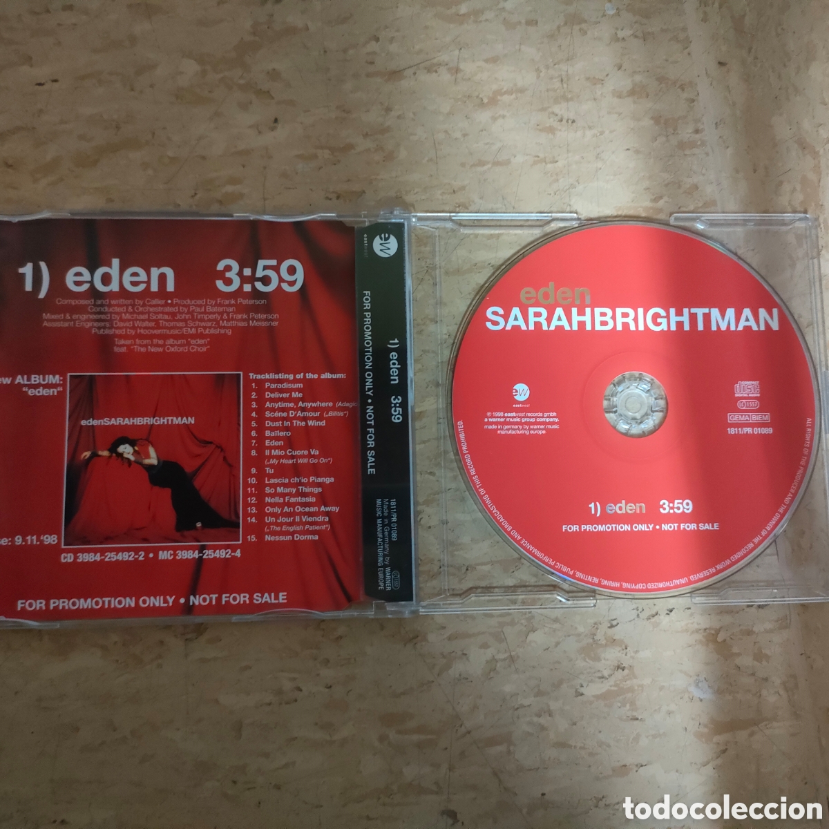 CDs de m&uacute;sica: eden Sarah Brightman - Foto 2