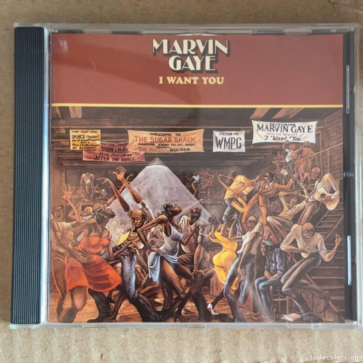 CDs de m&uacute;sica: Marvin Gaye &rdquo;I want you&rdquo; CD Motown Soul