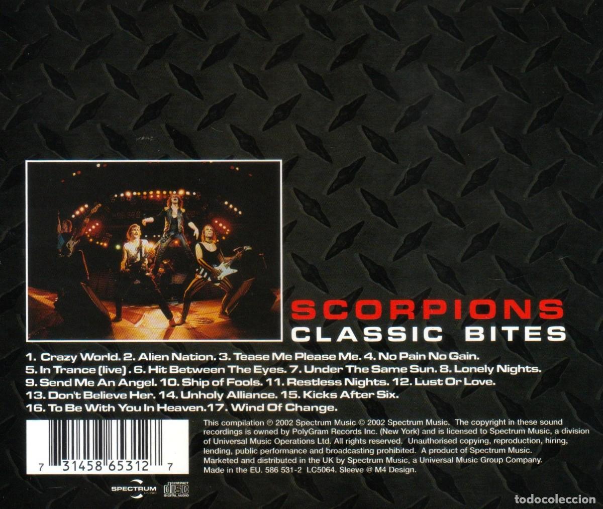 CDs de m&uacute;sica: SCORPIONS. CLASSIC BITES. CD. - Foto 2