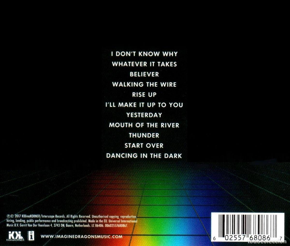 CDs de m&uacute;sica: IMAGINE DRAGONS. EVOLVE. CD. - Foto 2