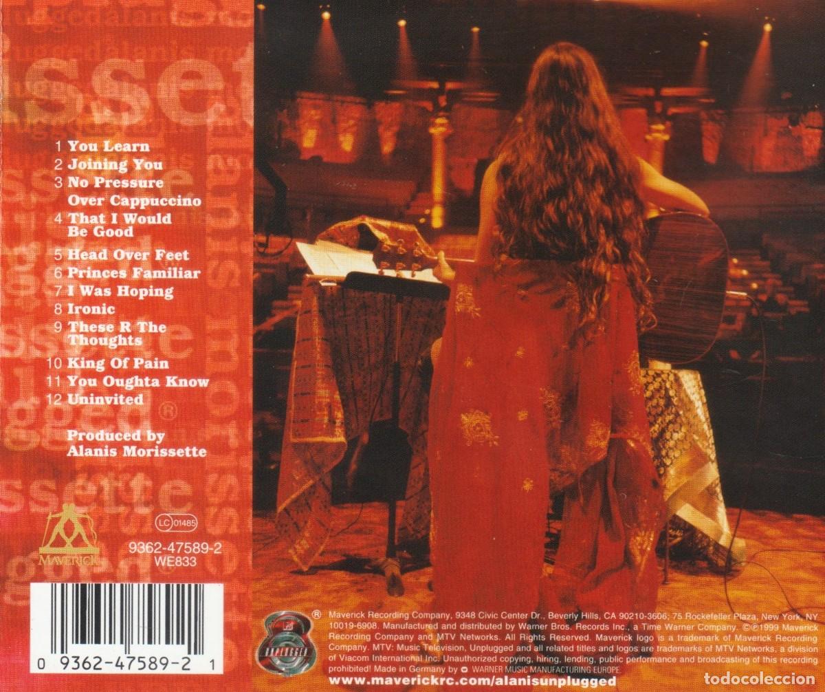 CDs de m&uacute;sica: ALANIS MORISETTE. MTV UNPLUGGED. CD. - Foto 2
