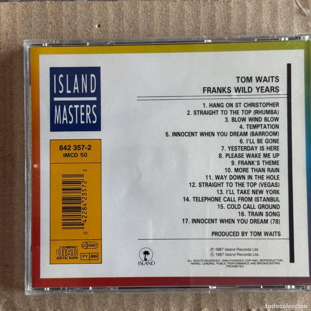 CDs de m&uacute;sica: Tom Waits &rdquo;Frank&acute;s Wild Years&rdquo; CD - Foto 2