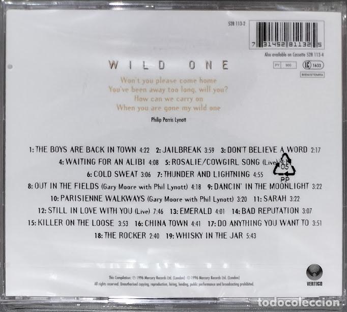 CDs de m&uacute;sica: Thin Lizzy - Wild One - CD Vertigo. Nuevo, precintado. - Foto 2