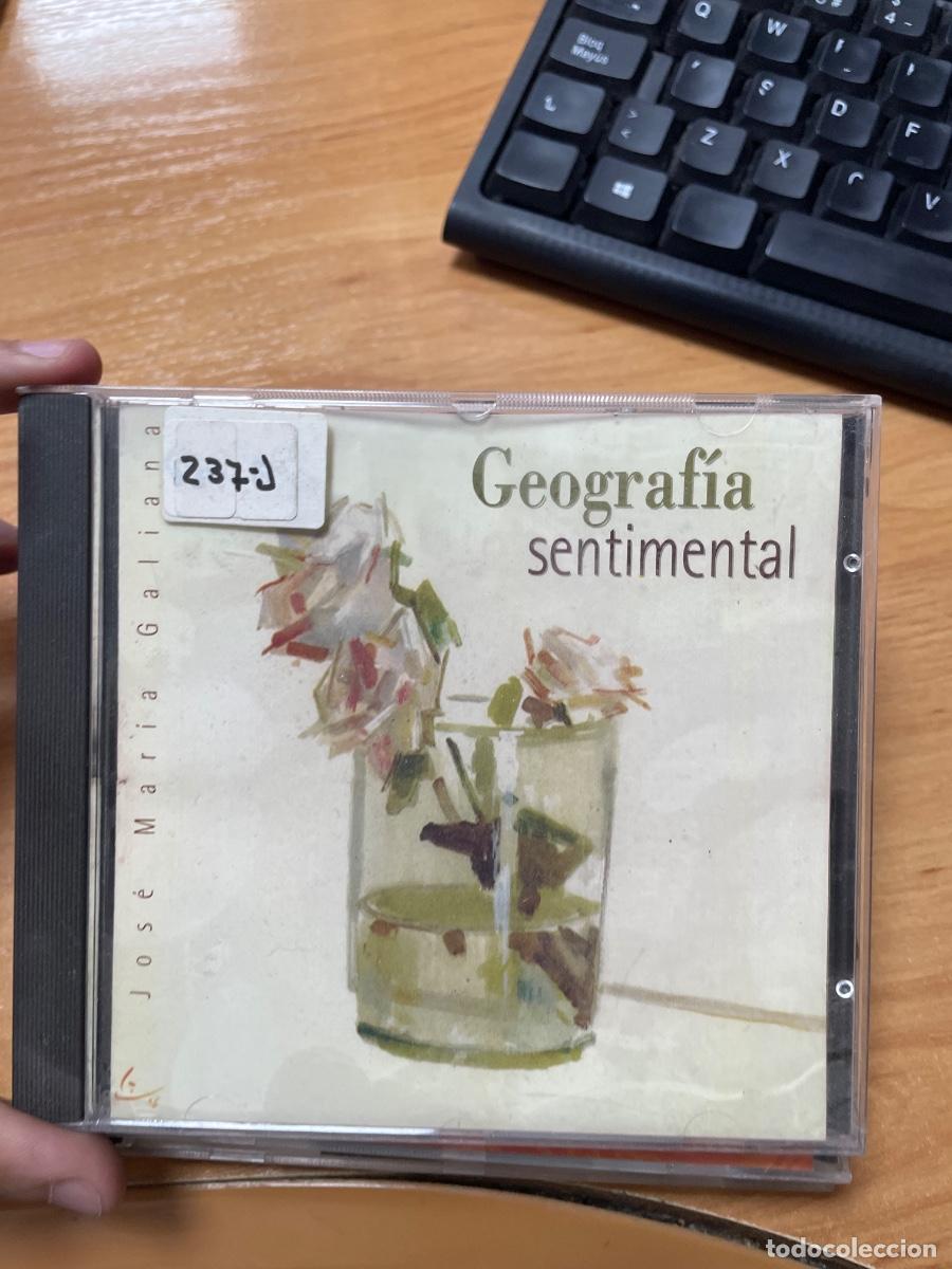 CDs de m&uacute;sica: Geograf&iacute;a sentimental, Jos&eacute; Mar&iacute;a Galiana CD