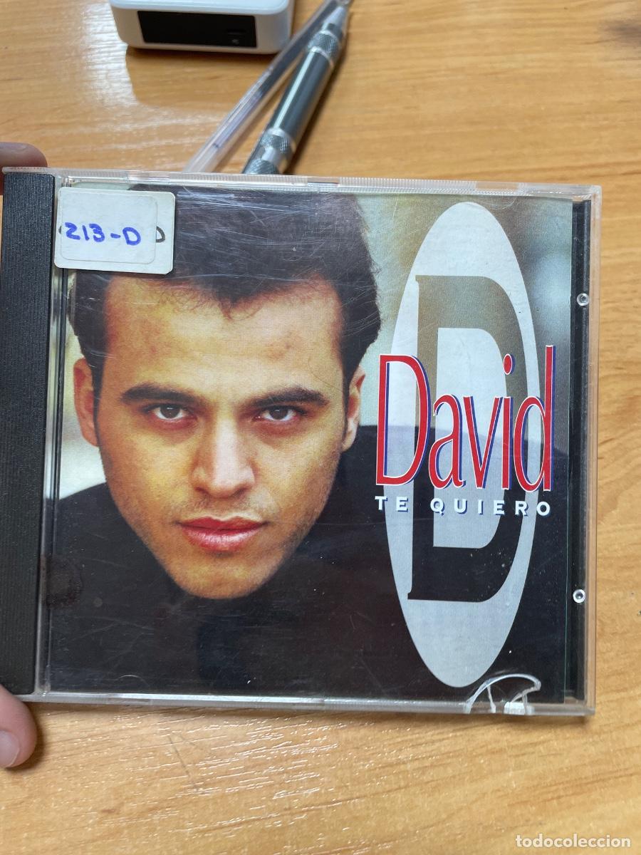 CDs de m&uacute;sica: David, te quiero en cd