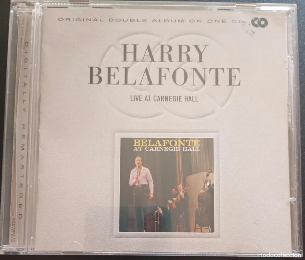 CDs de m&uacute;sica: Harry Belafonte live at Carnegie Hall(CD, 2000 Eagle Rec.)