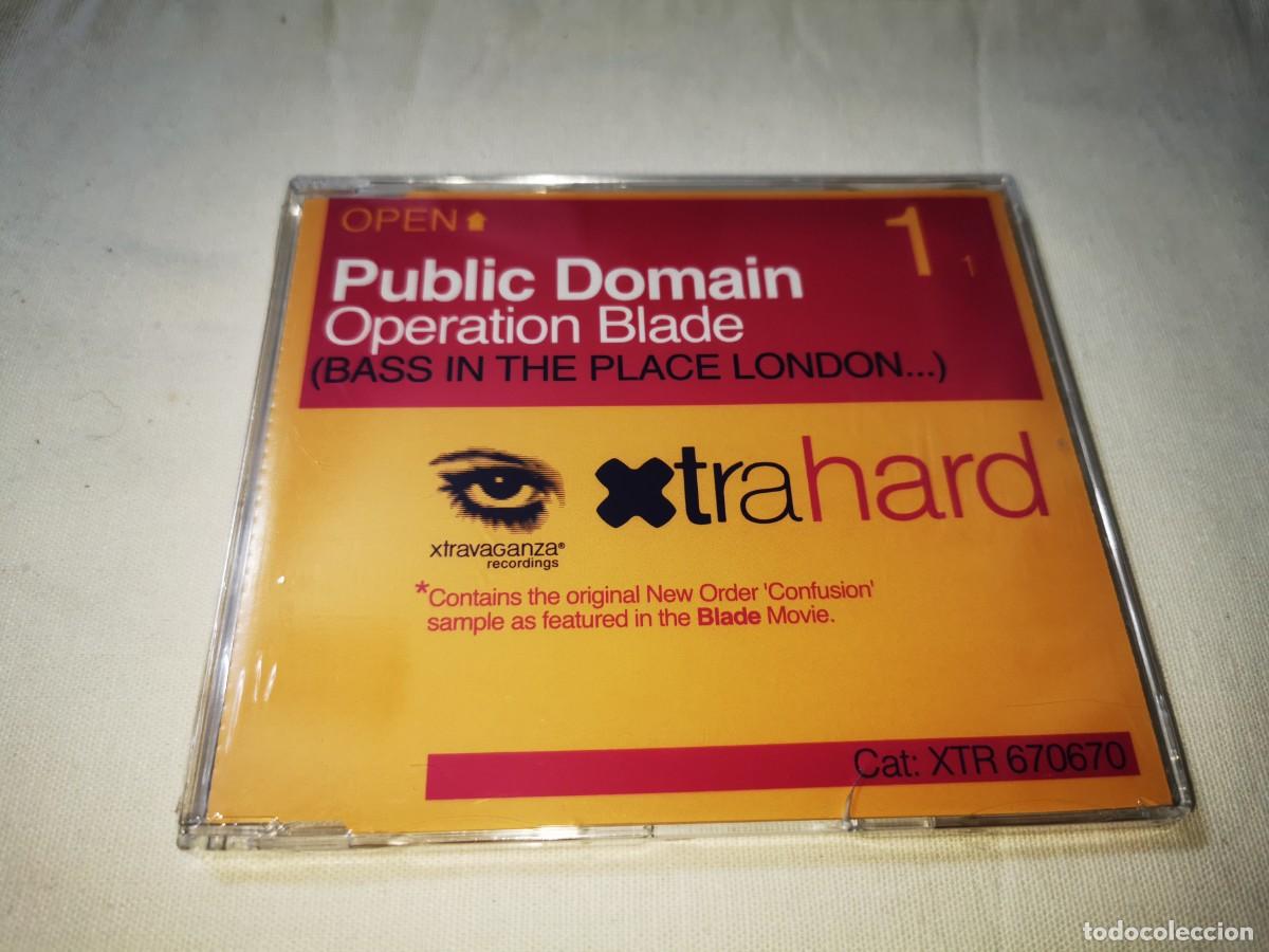 CDs de m&uacute;sica: PUBLIC DOMAIN Operation Blade (BASS IN THE PLACE LONDON) CD SINGLE PRECINTADO CONTIENE 3 TEMAS