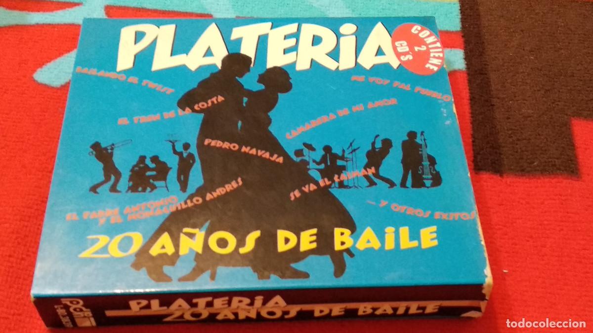 CDs de m&uacute;sica: ORQUESTA PLATERIA - 20 A&Ntilde;OS DE BAILE, 20 A&Ntilde;OS DE SALSA (2 X CD) 2002 - 23 TEMAS - PDI 80.3839