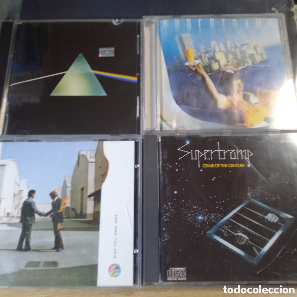 CDs de m&uacute;sica: 4 CDS PINK FLOYD Y SUPERTRAMP LOTE 101