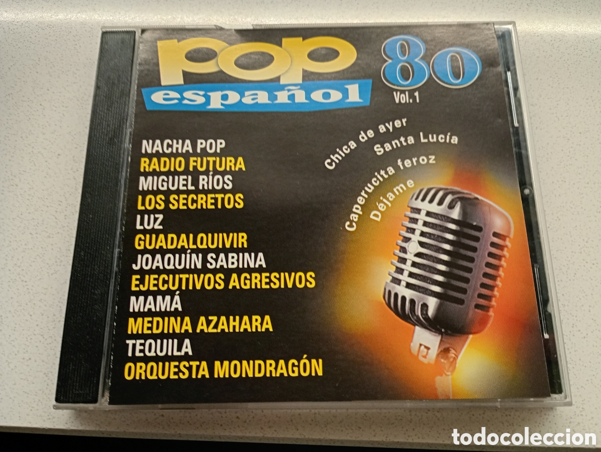 CDs de m&uacute;sica: Pop espa&ntilde;ol 80 vol.1 CD