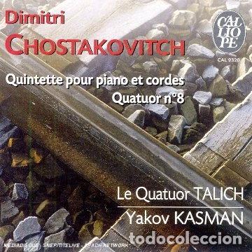 CDs de m&uacute;sica: Quintette pour piano et cordes / Quatuor n&deg; 8- 0794881675326