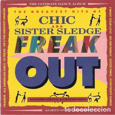 CDs de m&uacute;sica: Freak Out: The Greatest Hits of Chic and Sister Sledge- 5014469523197