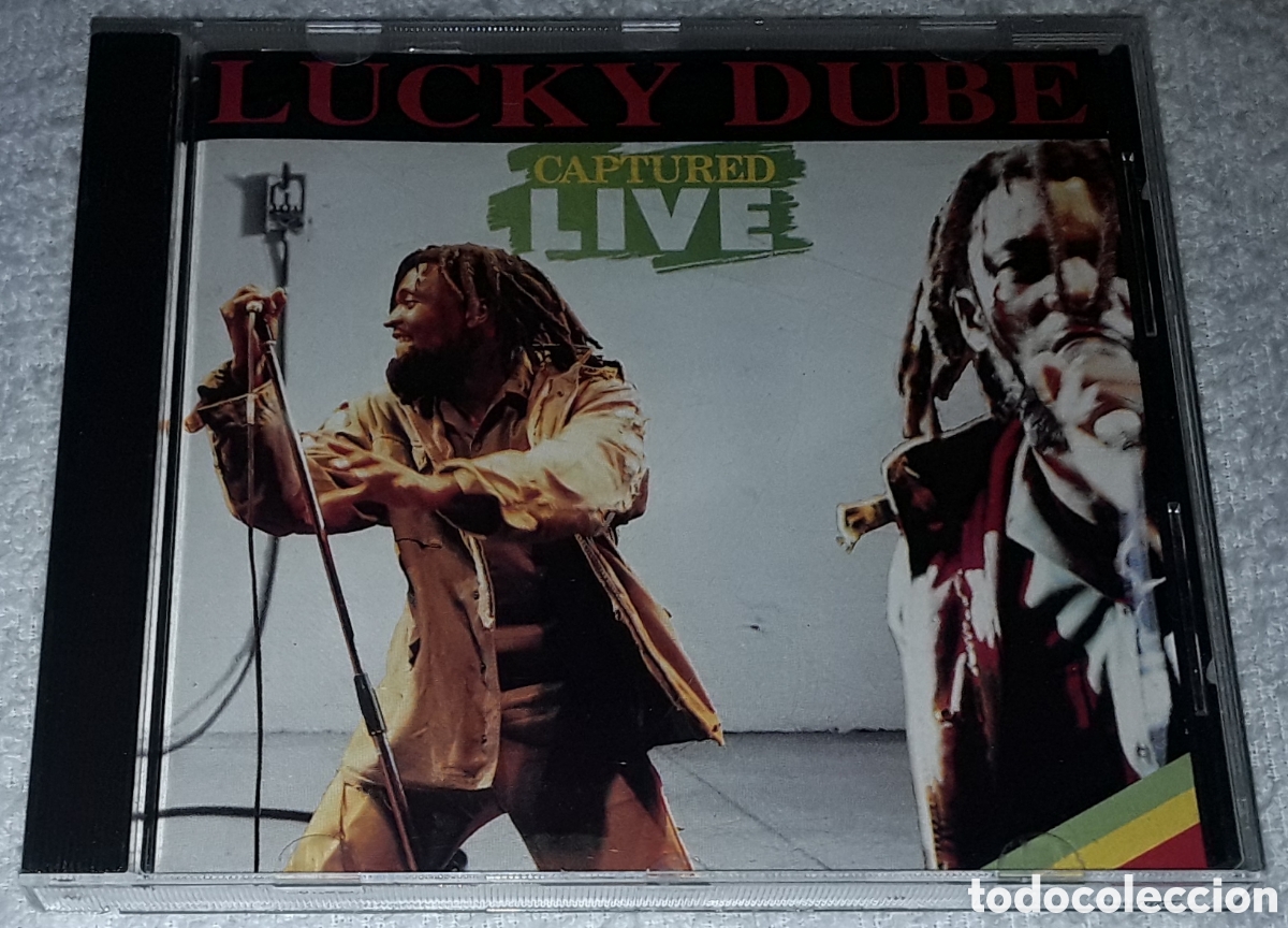 CDs de m&uacute;sica: CD - LUCKY DUBE - CAPTURED LIVE - MADE IN FRANCE