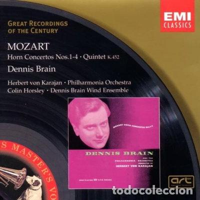 CDs de m&uacute;sica: Mozart: Horn Concertos Nos. 1-4 Quintet K452- 0724356689824