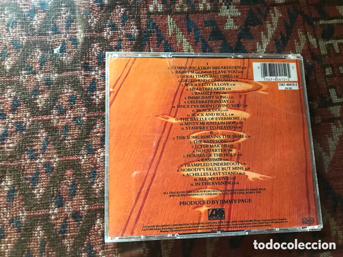 CDs de m&uacute;sica: Led Zeppelin. Remasters - Foto 2