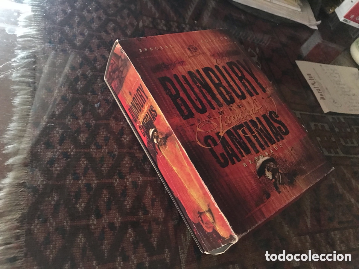 CDs de m&uacute;sica: Licenciado Cantonas. Reposado. Bunbury. Edici&oacute;n especial