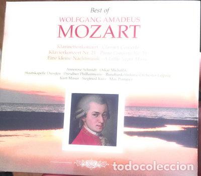 CDs de m&uacute;sica: Best of Wolfgang Amadeus Mozart- 0782124028725