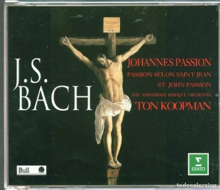 CDs de m&uacute;sica: BACH Johannes Passion. Koopman. CD