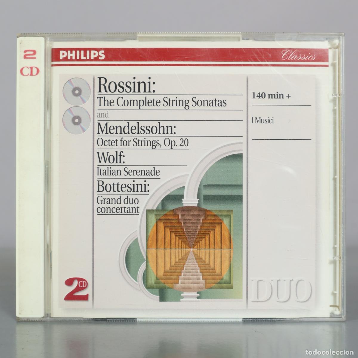 CDs de Musique: CD. Rossini: The Complete String Sonatas and Mendelssohn: Octet for Strings, Op. 20 and Wolf: