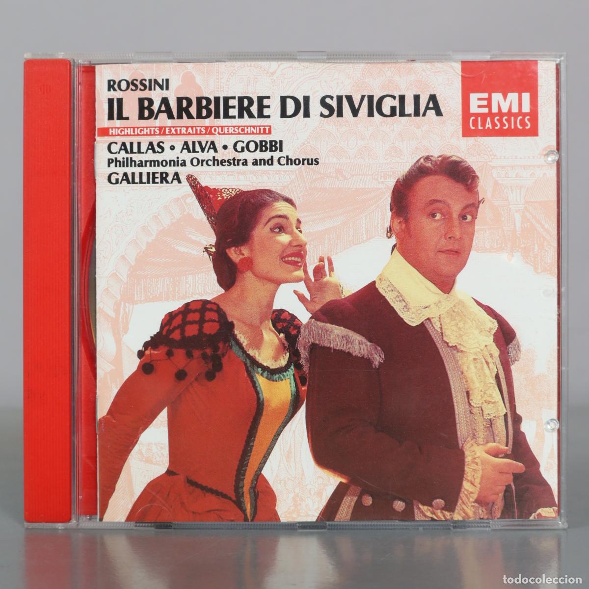 Music CDs: CD. Il barbiere di siviglia - Callas, Alva, Gobbi, Philharmonia Orchestra and Chorus, Galliera - EMI