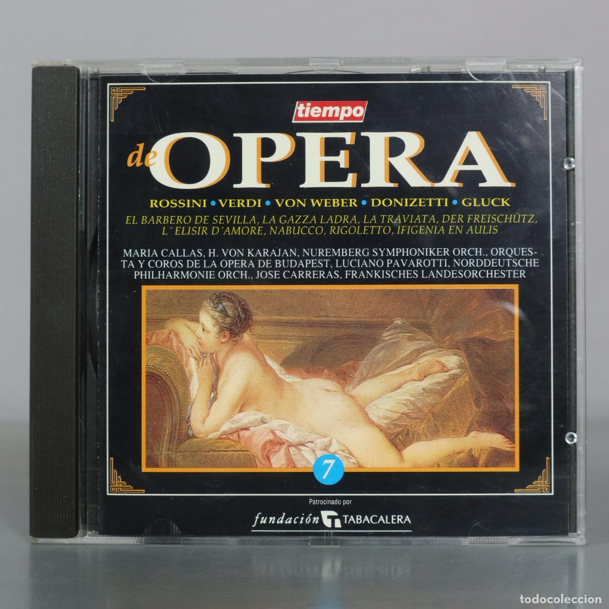 Music CDs: CD. Tiempo de Opera - Volumen VII - Rossini, Verdi, Von Weber, Donizetti, Gluck