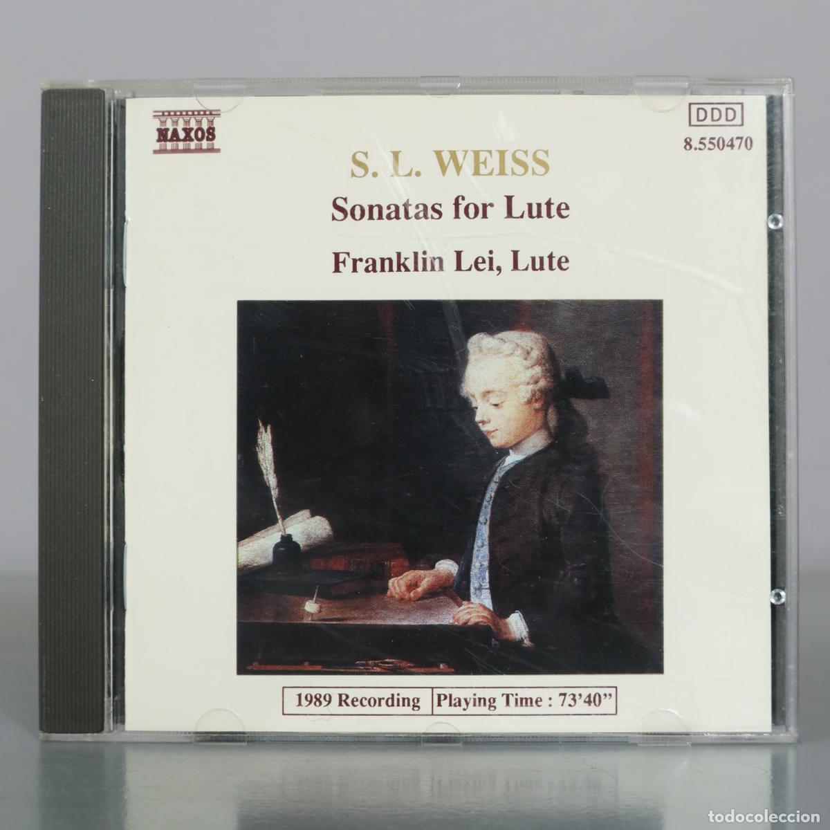 Music CDs: CD. S. L. Weiss - Sonatas for Lute - Franklin Lei - Naxos