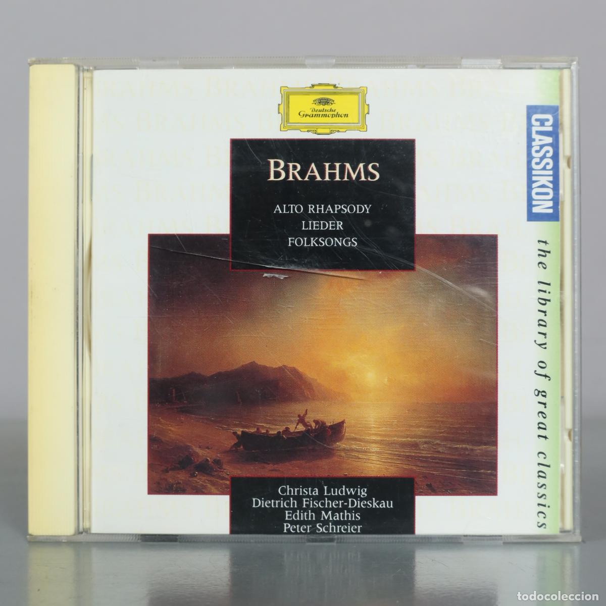 Music CDs: CD. Brahms - Alto Rhapsody - Lieder - Folksongs - Christa Ludwig - Dietrich Fischer-Dieskau - Edith