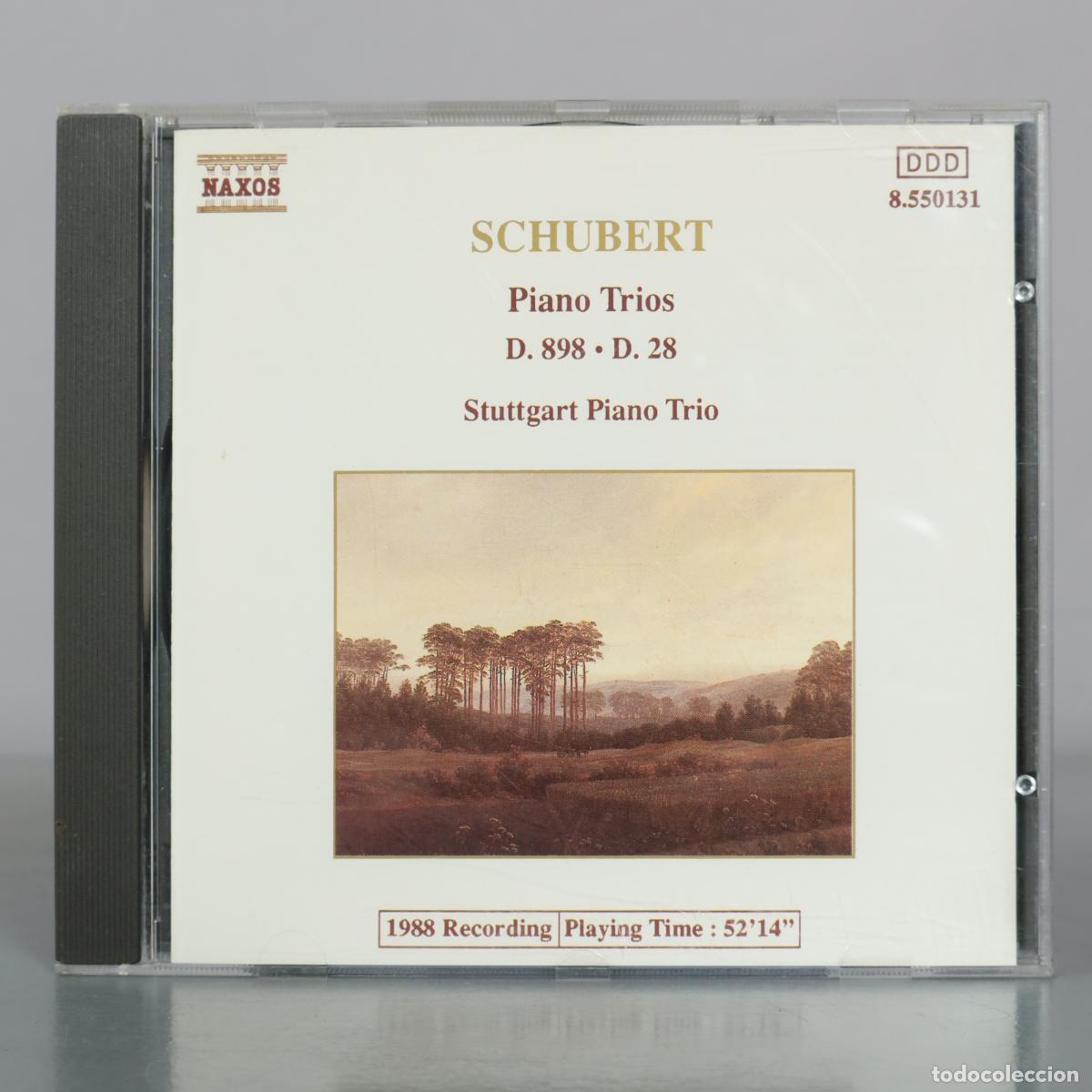 Music CDs: CD. Schubert - Piano Trios D. 898 - D. 28 - Stuttgart Piano Trio - Naxos