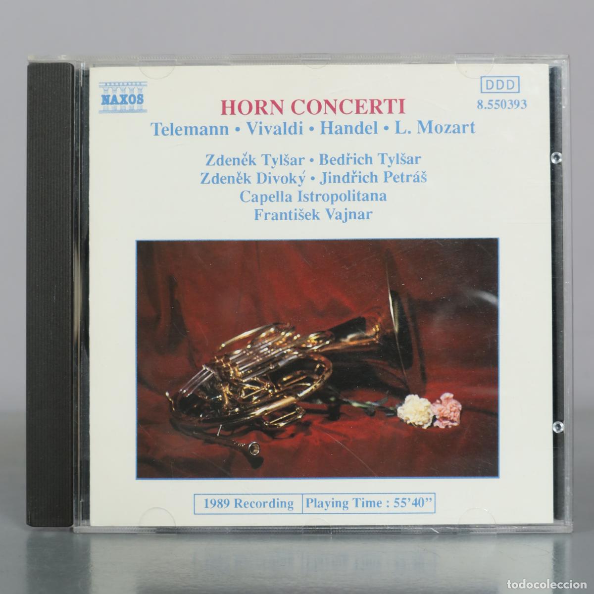CD de M&uacute;sica: CD. Horn Concerti - Telemann, Vivaldi, Handel, L. Mozart, Zdeněk Tyl&scaron;ar, Bedřich Tyl&scaron;ar, Zdeněk