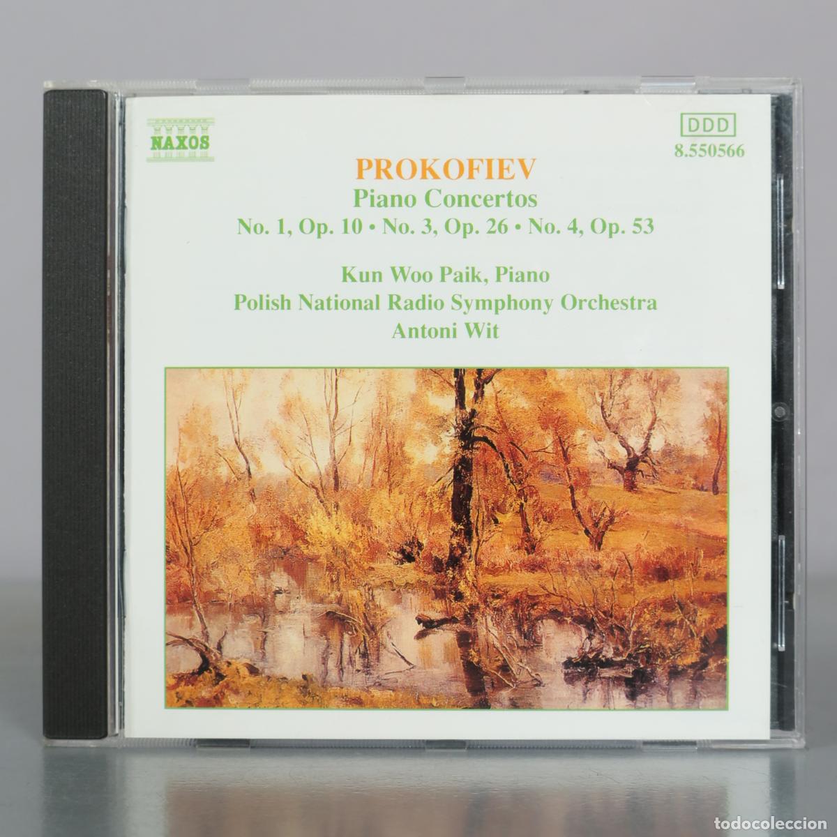 CD de M&uacute;sica: CD. Piano Concertos No. 1, Op. 10 - No. 3, Op. 26 - No. 4, Op. 53 - Sergei Prokofiev, Kun Woo Paik,